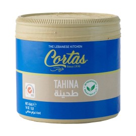 Cortas Premium Lebanese Tahini 1 Pound All Natural Sesame Paste