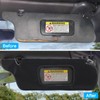 RIDLOG Sun Visor Cover for Ford Mustang 1994-2004, Vinyl Leather