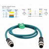 HangTon Sensor Ethernet Data Cable M12 D-Coded 4 Pin for