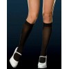 DreamGirl Sheer Black Bobbi Knee Sock Adult One Size
