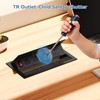 Recessed Conference Table Power Hub with 4 USB Ports,3AC TR