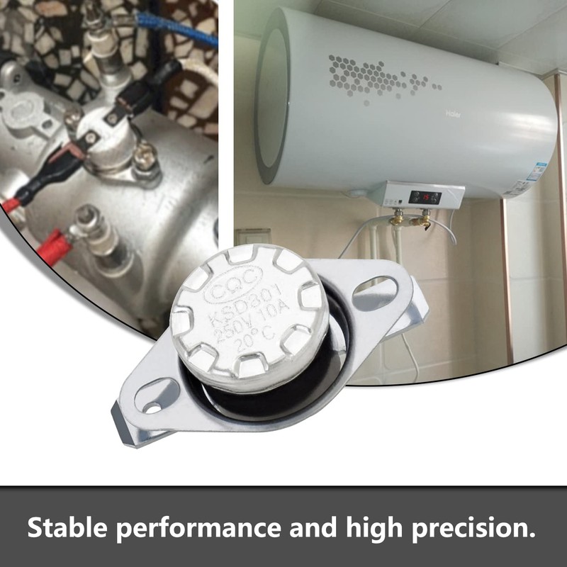 Aopin Thermal Control Switch KSD301 Normally Closed NC 20 Degrees