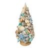 Holiday Tree Coastal Shell Tabletop Tree