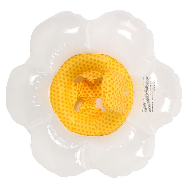 Children Inflatable Swimming Ring with Safety Seat Flower Shape Pool