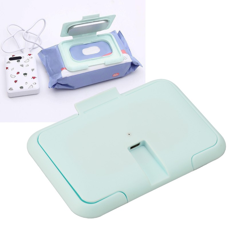 Baby Wipe Warmer Portable Even Heating Constant Temperature Ultrathin USB
