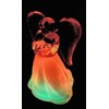 Acrylic Solar Angel Lights with A Frosted Skirt Solar Garden