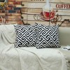 JOTOM Simple Geometric Super Soft Pillow Case Covers for Couch