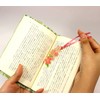 Chikhiko 12531 Stained Glass Style Bookmark Die-Cut Cherry Blossom Gold