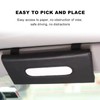 Oiieco 2 Pcs Car Tissue Holder, Premium PU Leather Sun