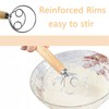 Stainless Steel Danish Dough Whisk with Dough Hook | Dutch
