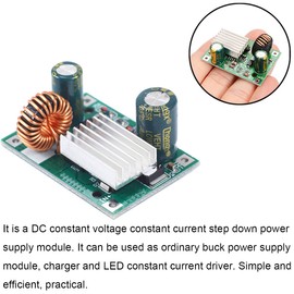 Youmile DC Down Module, Step-Down Power Supply Module, DC 16V-120V to 12V 3A Wide Voltage Input Power Supply Step-Down Converter with Red and Black Cable, Pack of 2