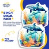 Dolphin Stickers - Ocean Life Art - Sea Creature Decal