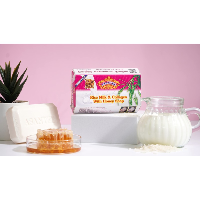 ASANTEE Rice Milk with Collagen and Honey - Luxurious Body