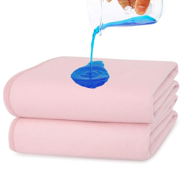 Waterproof Bed Mat Pee Pads for Kids Washable 2 Pack