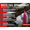 Wild Devil Baits Multi Tail Spinner Bait Artificial Bait Spin