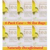 Brassica® DECAF. Green W/Lemon Tea W/sgs~ 6 Boxes (96 Tea