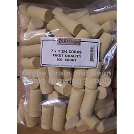 #7 x 1 3/4" Wine Corks, 100 Count