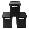 Jolie Max (Set of 3) Plastic Storage Boxes with Lid,