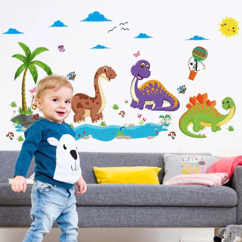DaraBaby Vinil Decorativo Infantil Animales Dinosaurios Bebé Niño