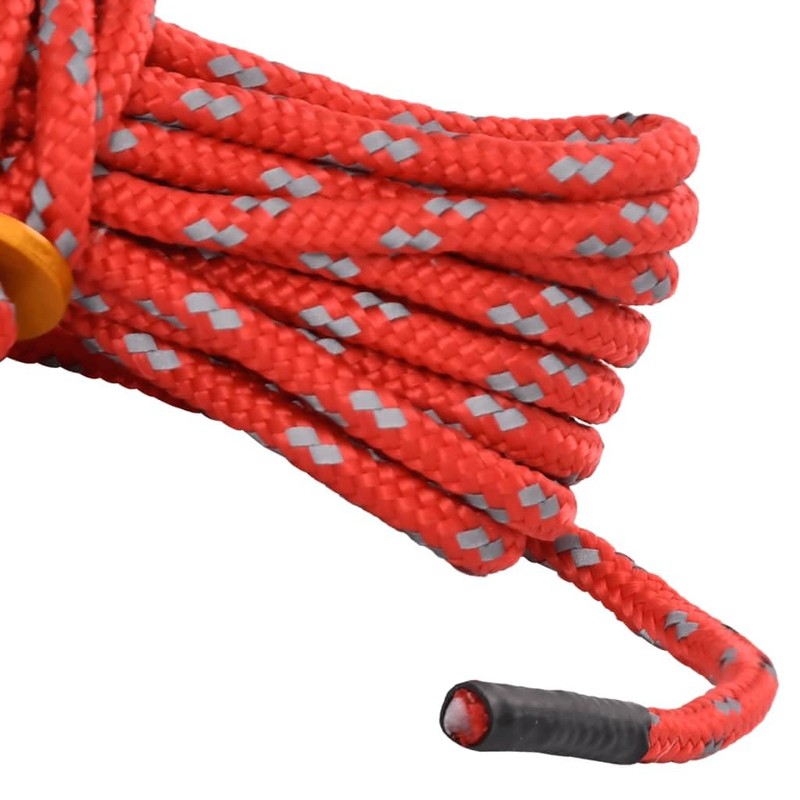vidaXL Tent Lines Pack of 8, Tent Rope with Rope