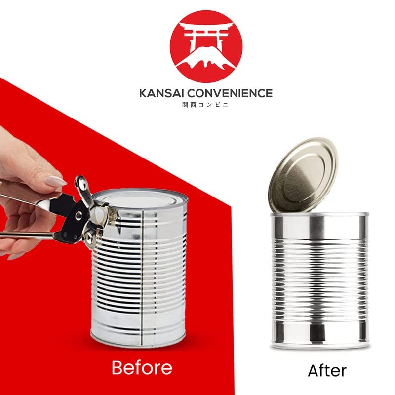 Kansai Convenience 3-in-1 Butterfly Can Opener | Stainless Steel Heavy