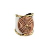 Anju R044 - Anillo de metal mixto Janya con círculos