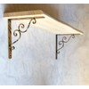 MASOUDITRADING Shelf Bracket, Metal Fittings, Iron Bracket, L-Shaped Angle (1