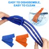 2 in 1 Window Blind Cleaner Duster Tool,Dual Brush Head,with