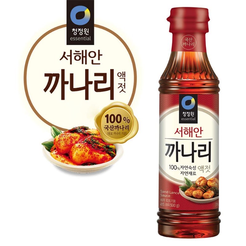 KOREA Sauce 17.6oz (Sand Lance Fish Sause)