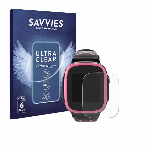 Savvies Pack of 6 Screen Protectors for Xplora X5 Play
