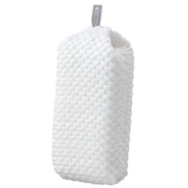 Mameita BS-400 Bathroom Cleaning Sponge, White, Width 3.1 x Depth 2.0 x Height 6.7 inches (8 x 5 x 17 cm), Bathtub, Stink Remover, Plenty of Foaming, 3D Net, New Material