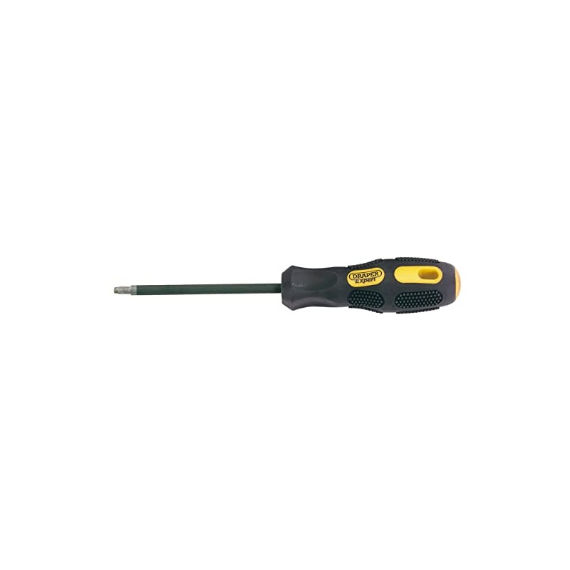 Draper 41304 Expert S2 Plain Slot Square Recess Screwdriver, 100mm