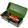 15 Inch Metal Tool Box with Lock - Portable Heavy