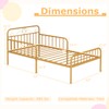 Giantex Metal Twin Bed Frames for Kids, Heavy Duty Metal