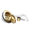 TALEA Kitchen Sink Drain Set Gold Filter with Overflow Rectangular