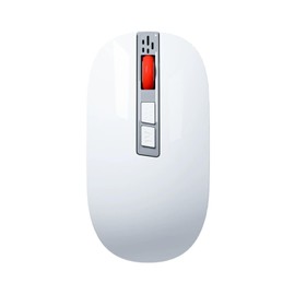 ELFJMZP AI Smart Voice Mouse, 2-Mode Bluetooth and 2.4G Wireless with Real-Time Translation & Document to Excel Conversion, Ergonomic Office Mouse for Laptop PC Mac Business Professionals