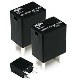 Song Chuan 301-1A-C-R1-U03 12VDC Micro 280 SPST 35A Relay (Pack of 2)
