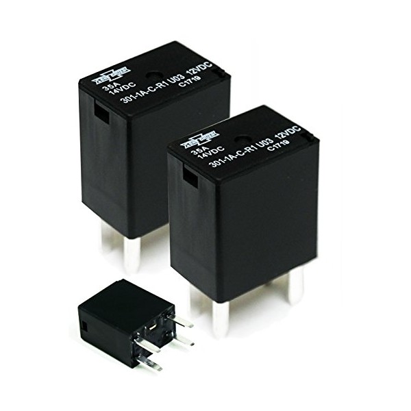 Song Chuan 301-1A-C-R1-U03 12VDC Micro 280 SPST 35A Relay (Pack