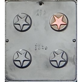 Star Cookie Chocolate Candy Mold, 1640 Candy Molds N More