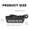 STBLTBAR 2 PCS 4-LED Emergency Strobe Lights for Trucks 12-24V