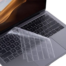 ProElife Keyboard Cover for 2019-2018 MacBook Air 13'' with Touch ID Retina Display (A1932) Accessories Ultra Thin Keyboard Protector, NOT FIT Mac Air 2021-2020 (Transparent Clear)