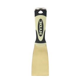 Hyde 06321 2" Stiff Pro Project Brass Putty Knife