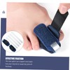 minkissy 2pcs Comfortable Toe Splint and Fractured Toe Strap Set