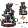 SPACEKEEPER Incense Burner, Backflow Incense Holder 2 sides Waterfall Incense