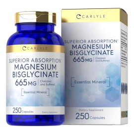 Bisglicinato Magnesio 665mg Relajación Y Energía 250caps