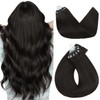 TESSHAIR Micro Loop Hair Extensions, 100% Remy Human Hair, Microlink