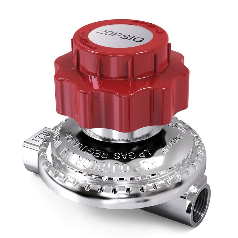Adjustable 0 to 20psi Propane Regulator Valve QCC LP LPG
