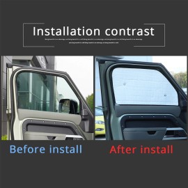 momocar Car Window Sunshade Visors Full Set UV Block Cover For Land Rover Defender 20-22