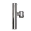 CLAMP-ON ADJUSTABLE ROD HOLDER FOR 7/8" & 1" TUBE, Stainless