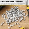 Yaocom 200 Pcs 3/32" Aluminum Crimping Loop Sleeve Cable Crimp